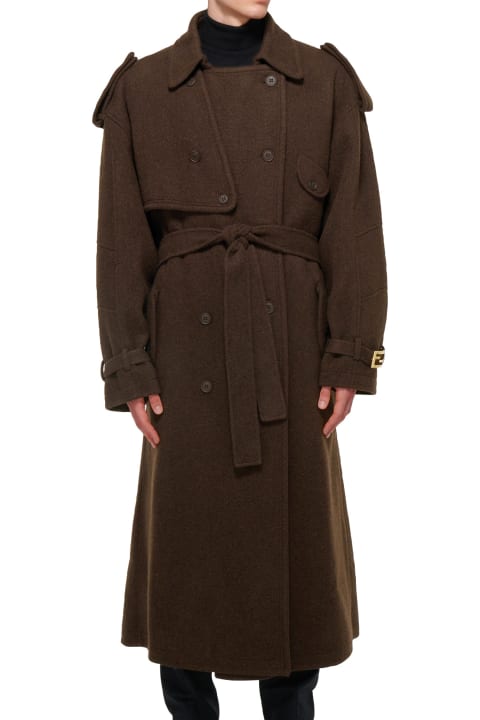Fendi Coats & Jackets for Men Fendi Cashmere Coat