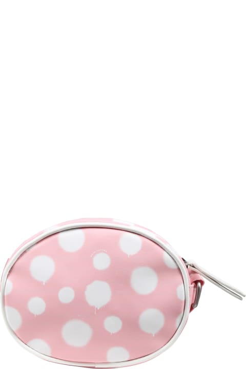 Marc Jacobs Accessories & Gifts for Girls Marc Jacobs Pink Bag For Girl With All-over White Polka Dots