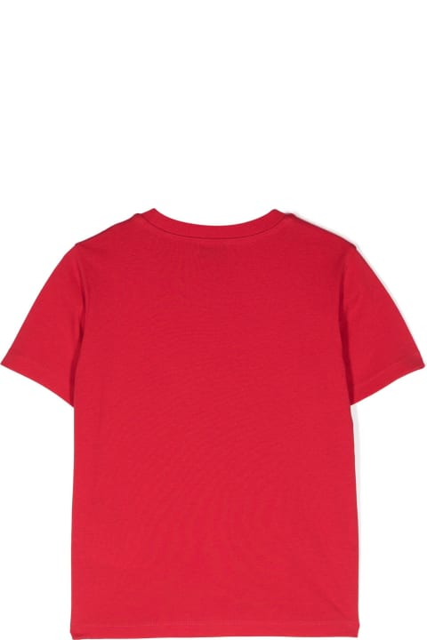 Topwear for Girls Moncler Moncler New Maya T-shirts And Polos Red