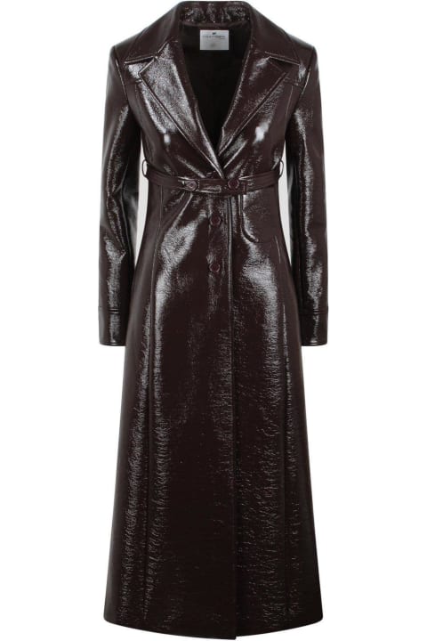 Coats & Jackets for Women Courrèges Belted Heritage Vinyl Coat