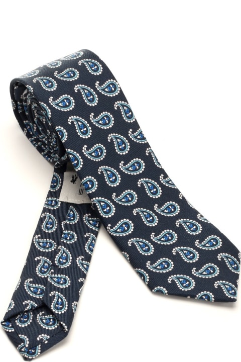 Ties for Men Etro 'paisley Jacquard' Silk Tie