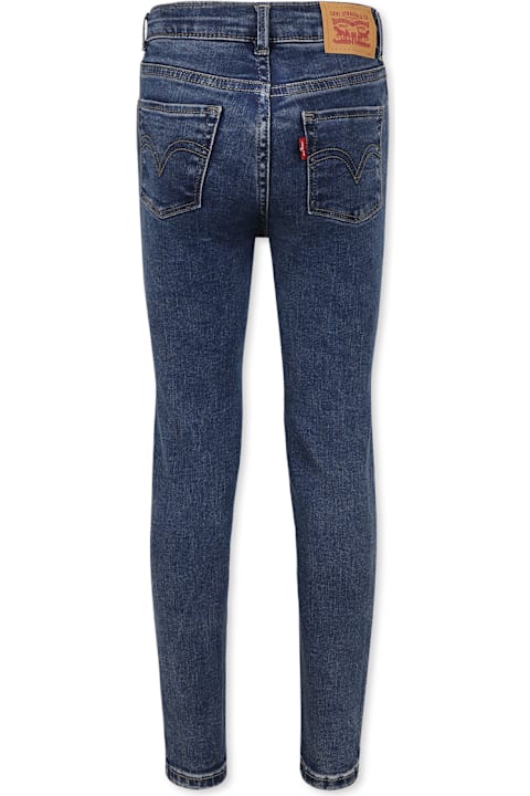 Homeware Levi's Blue Jeans For Girl With Logo