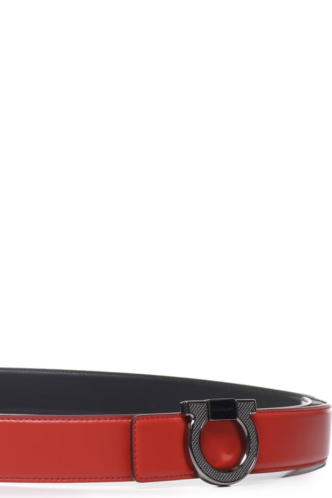 إكسسوارات لـ القسم الرجالي Ferragamo Gancini Belt In Calfskin