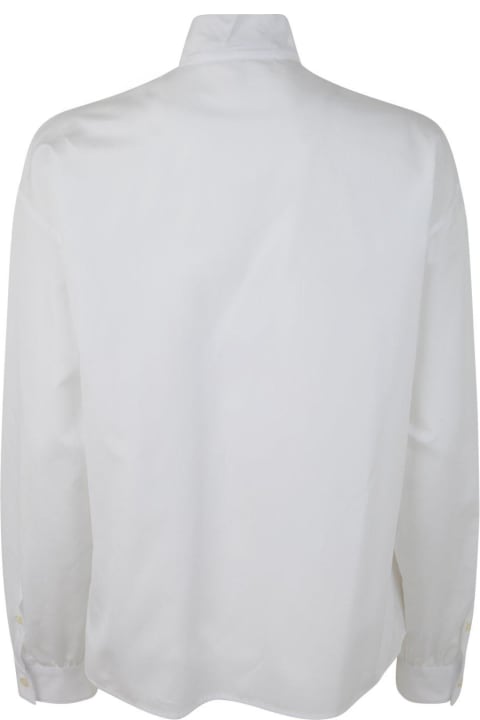 Topwear for Women Dsquared2 Gathered Tied-neck Long-sleeved Shirt