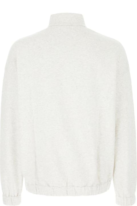 メンズ Brunello Cucinelliのフリース＆ラウンジウェア Brunello Cucinelli Logo Printed High Neck Sweatshirt