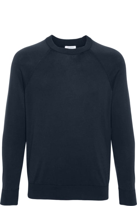 Malo Fleeces & Tracksuits for Men Malo Navy Blue Cotton Jumper