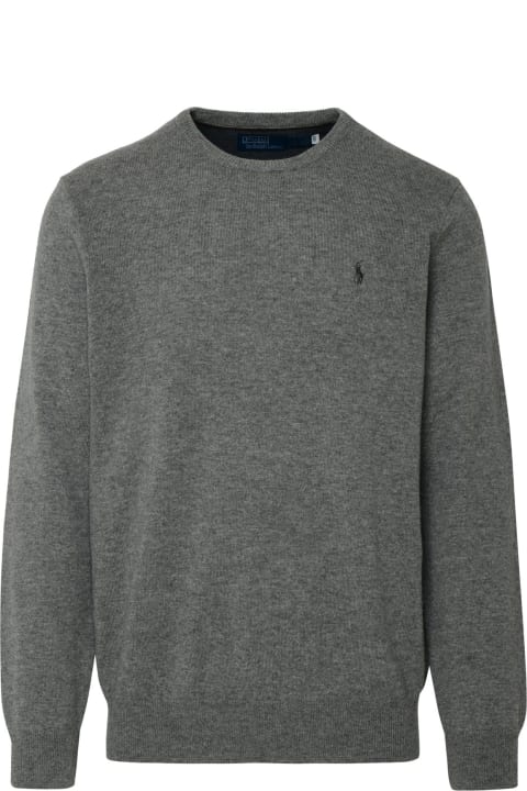 Polo Ralph Lauren for Men Polo Ralph Lauren Grey Wool Sweater