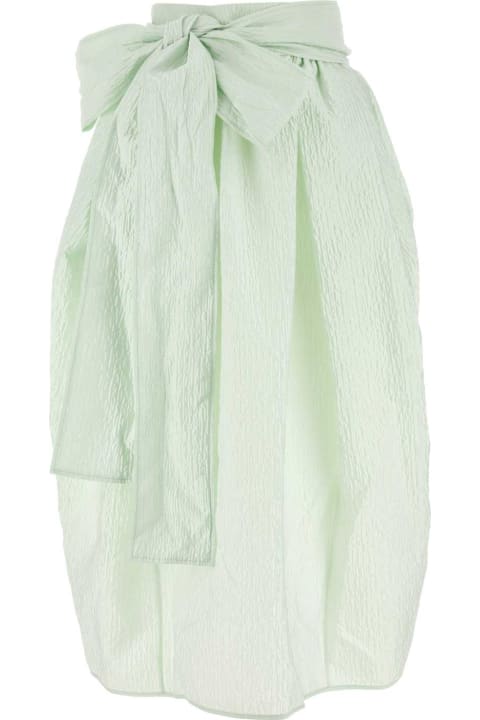 Fashion for Women Cecilie Bahnsen Mint Green Polyester Blend Skirt