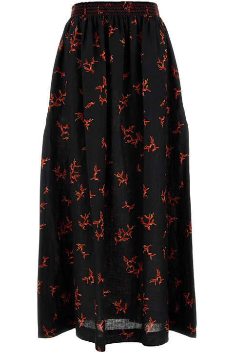 Homeware Fendi Printed Linen Skirt