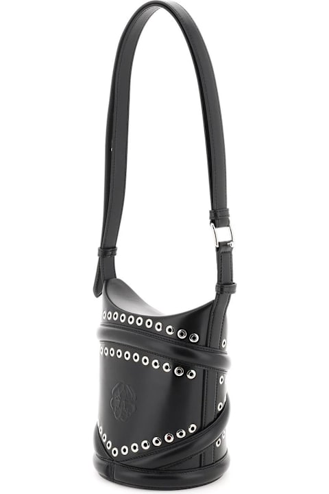Homeware Alexander McQueen The Curve Small Bucket Bag