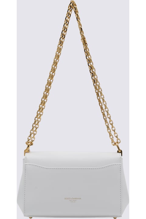 Dolce & Gabbana Bags for Women Dolce & Gabbana White Leather Marlene Crpssbody Bag