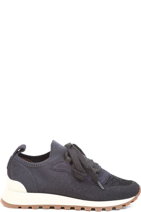 Sneakers for Women Brunello Cucinelli Knit Lace-up Sneakers