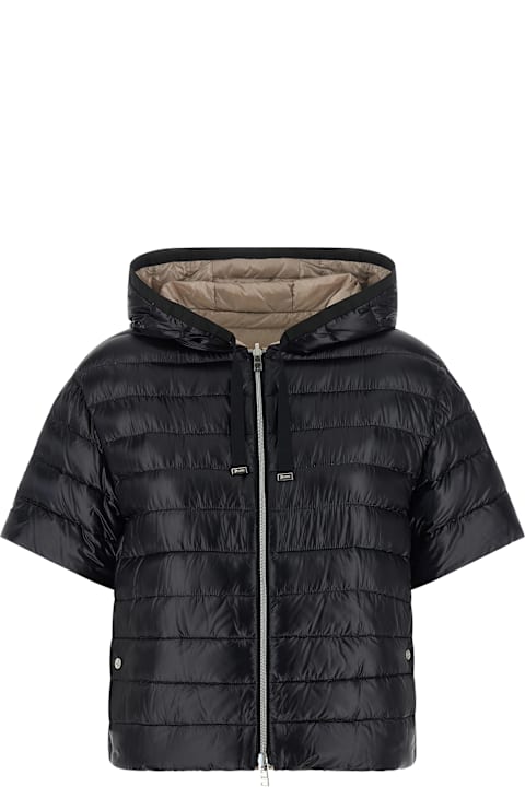 Homeware Herno Reversible Short-sleeved Down Jacket