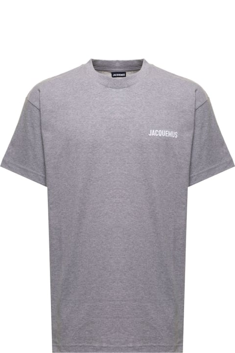Grey Organic Cotton T-shirt Jacquemus Man