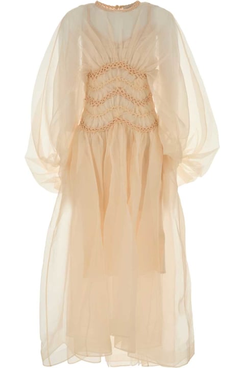 Zimmermann for Women Zimmermann Skin Pink Organza Illuminate Dress