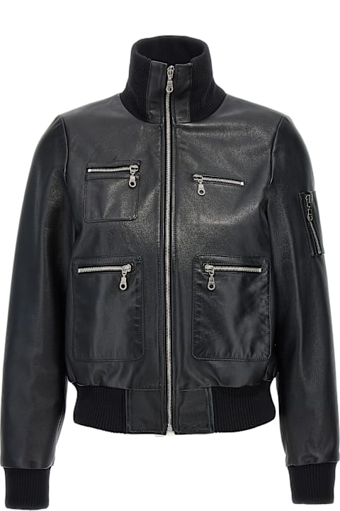 Coats & Jackets for Women Chloé Leather Bomber Jacket