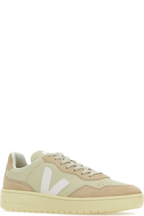 Veja Sneakers for Women Veja Multicolor Leather And Suede V-90 Sneakers