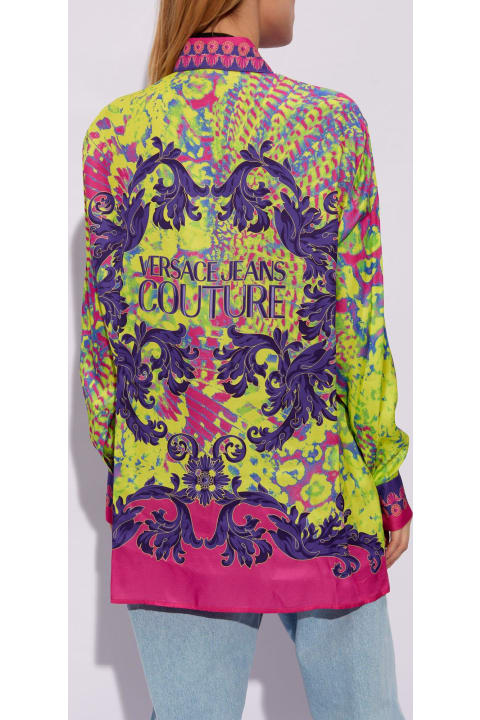 Versace Jeans Couture Topwear for Women Versace Jeans Couture Shirt With Print And Logo