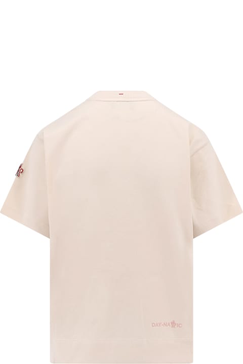 Moncler Grenoble Topwear for Women Moncler Grenoble Cotton T-shirt With Frontal Logo