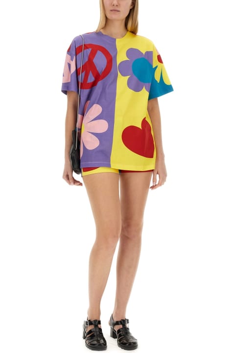 أدوات منزلية M05CH1N0 Jeans Jersey T-shirt Symbols