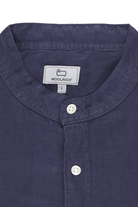 Shirts for Men Woolrich Linen Shirt