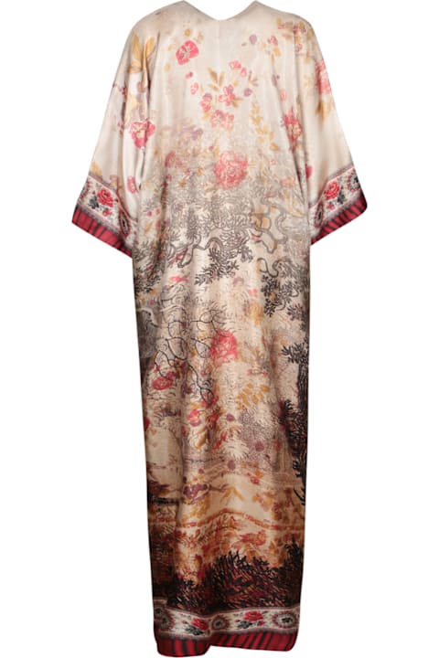 Pierre-Louis Mascia for Men Pierre-Louis Mascia Beige Red Long Dress