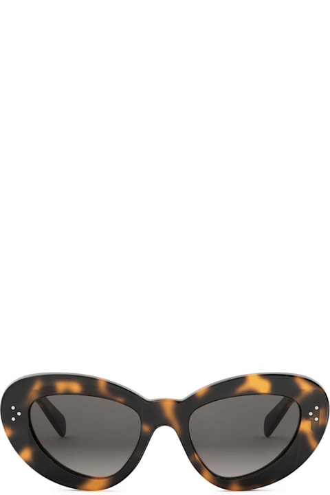 Celine Eyewear for Women Celine Celine 3 Dots Cl40320u - Havana Sunglasses