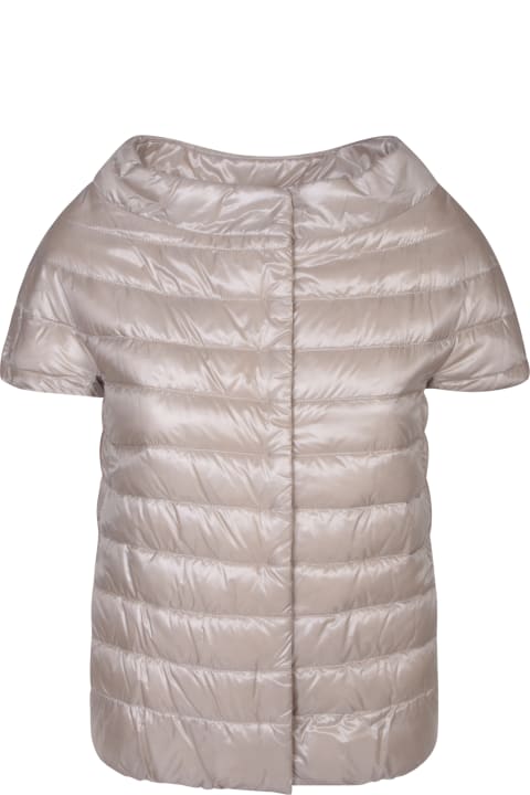 Herno for Women Herno Herno Margherita Chantilly Cape Jacket In Taupe