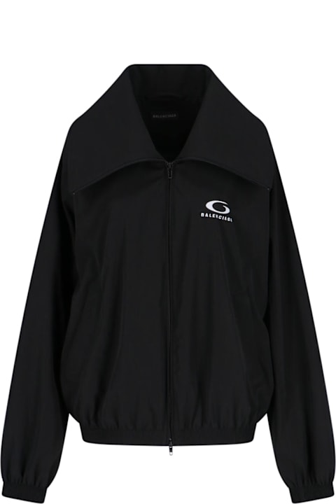 Balenciaga Sale for Women Balenciaga 'tracksuit' High Neck Jacket