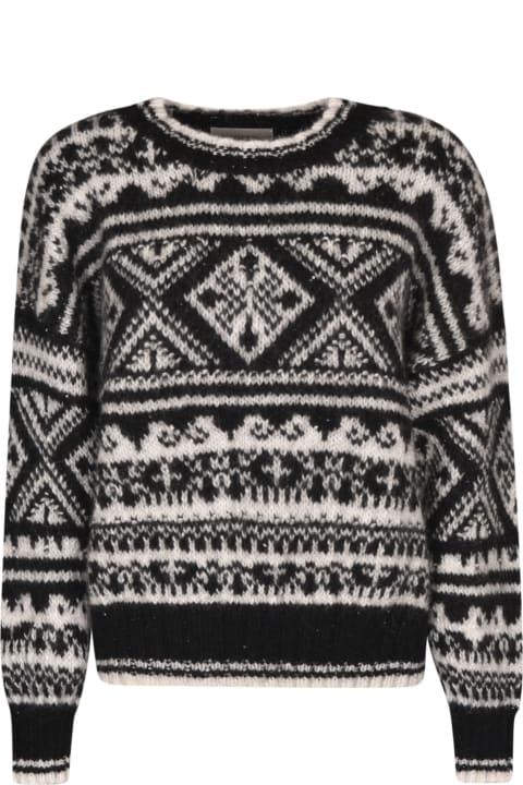 Abstract Knit Sweater
