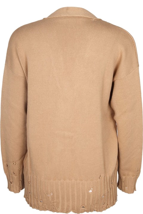 Marni Sweaters for Women Marni Cardigan In Camel Color Cotton