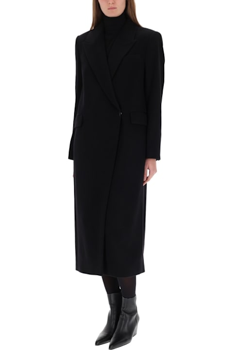 Hugo Boss for Kids Hugo Boss Double-breasted Midi Coat