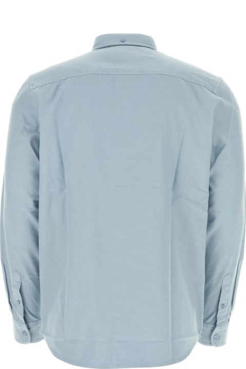 Carhartt Topwear for Women Carhartt Light Blue Oxford L/s Bolton Shirt