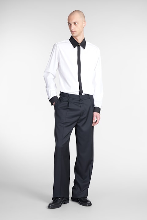 Balmain Shirts for Men Balmain Shirt In White Cotton