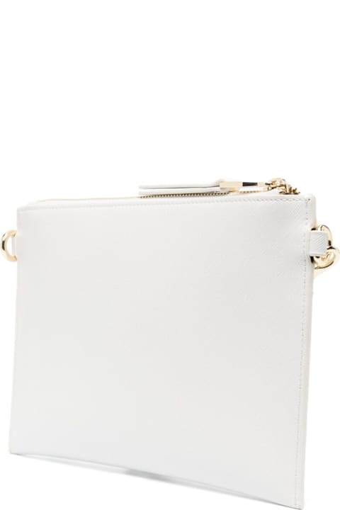 حقائب كلاتش لـ السيدات Versace Jeans Couture Versace Jeans Couture White Clutch