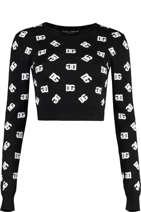 Dolce & Gabbana Sweaters for Women Dolce & Gabbana Fine Knit Crew-neck Sweater