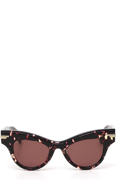ウィメンズ Bottega Venetaのアクセサリー Bottega Veneta Cat-eye Frame Sunglasses