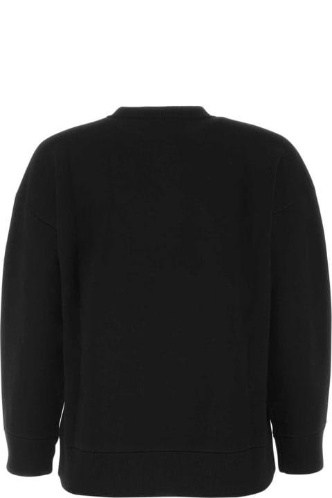 ウィメンズ Burberryのフリース＆ラウンジウェア Burberry Black Stretch Wool Blend Sweater