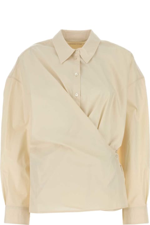 Lemaire Cream Poplin Shirt