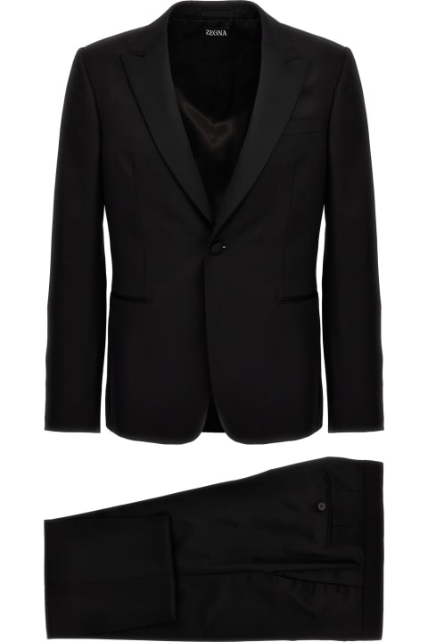 Zegna Men Zegna Wool And Mohair Suit