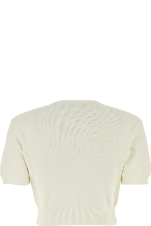 Alexander Wang Sweaters for Women Alexander Wang Ivory Stretch Polyester Blend Sweater