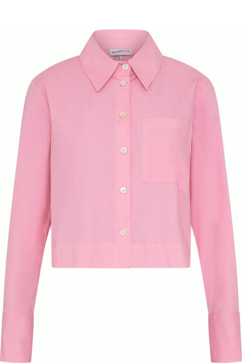 ウィメンズ Marellaのトップス Marella Pink Long-sleeved Shirt