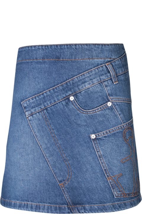 Fashion for Women J.W. Anderson Denim Blue Miniskirt