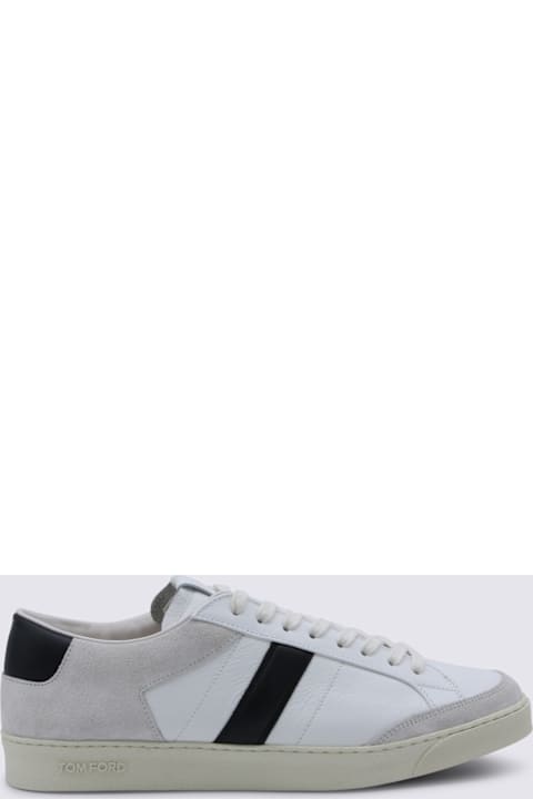 Tom Ford White Leather Sneakers