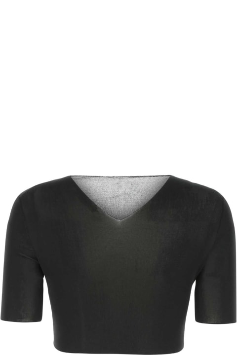 The Row Women The Row Black Polyester Top