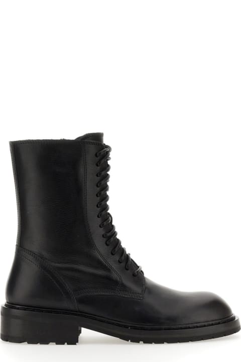 Shoes for Women Ann Demeulemeester Leather Lace-up Boot
