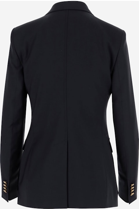 Tagliatore Clothing for Women Tagliatore Double-breasted Stretch Wool Jacket
