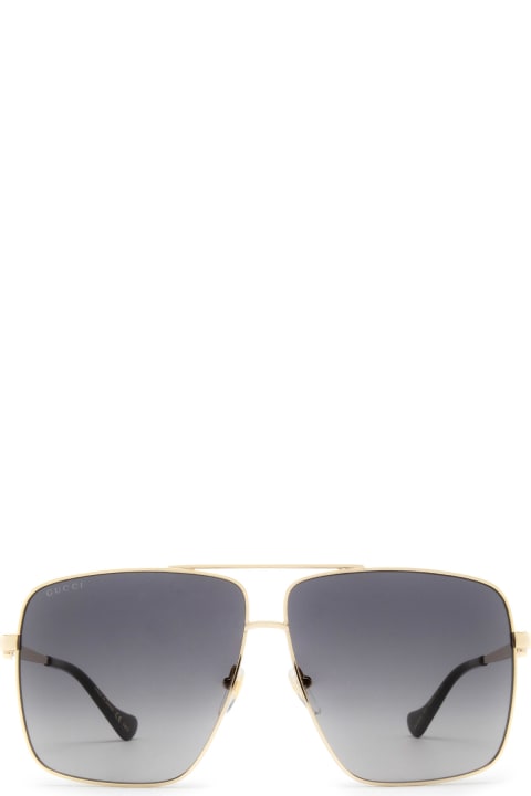 ウィメンズ Gucci Eyewearのアイウェア Gucci Eyewear Gg1087s Gold Sunglasses