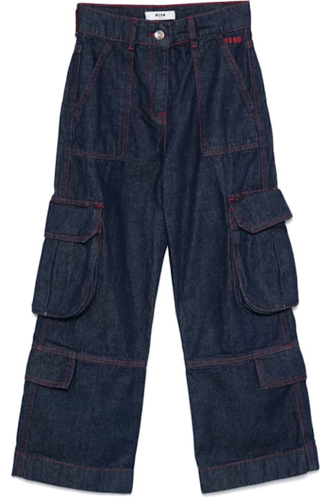 MSGM Bottoms for Girls MSGM Jeans Cargo