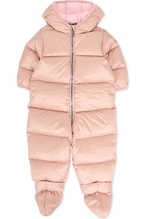 أدوات منزلية Colmar Pink Down Jacket For Baby Girl With Logo